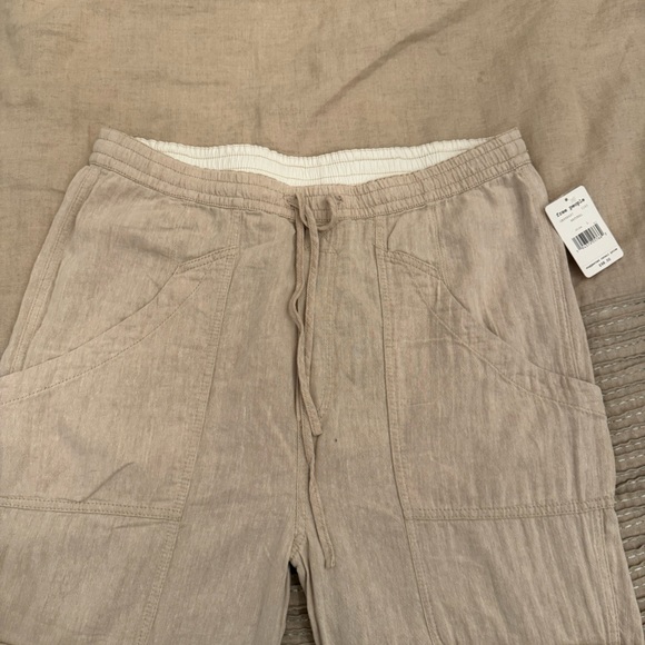 NWT Free People Feelin Good Utility Pull-On Pants In Natural - Picture 4 of 7